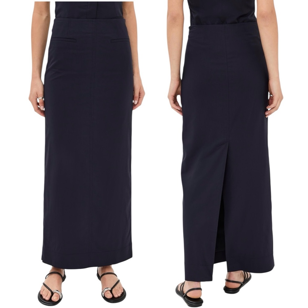 NWT A.L.C. Brynn Maxi Skirt Navy Size 6